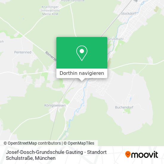 Josef-Dosch-Grundschule Gauting - Standort Schulstraße Karte