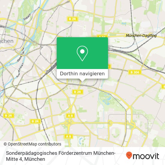 Sonderpädagogisches Förderzentrum München-Mitte 4 Karte