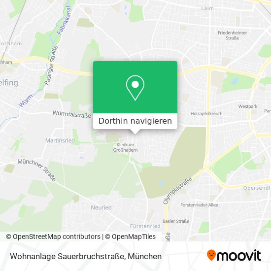 Wohnanlage Sauerbruchstraße Karte