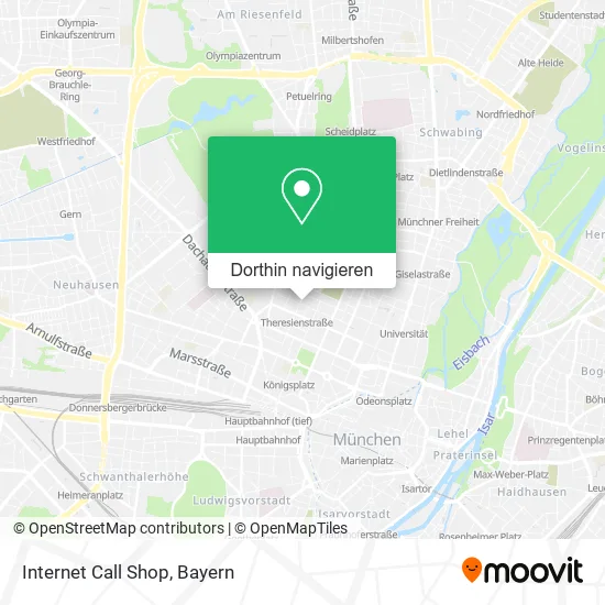 Internet Call Shop Karte