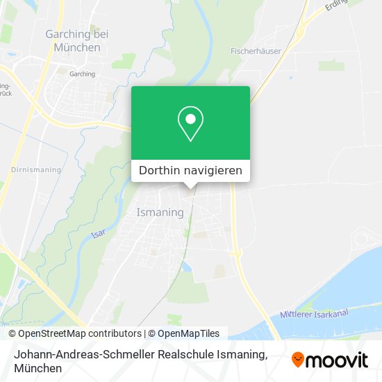 Johann-Andreas-Schmeller Realschule Ismaning Karte