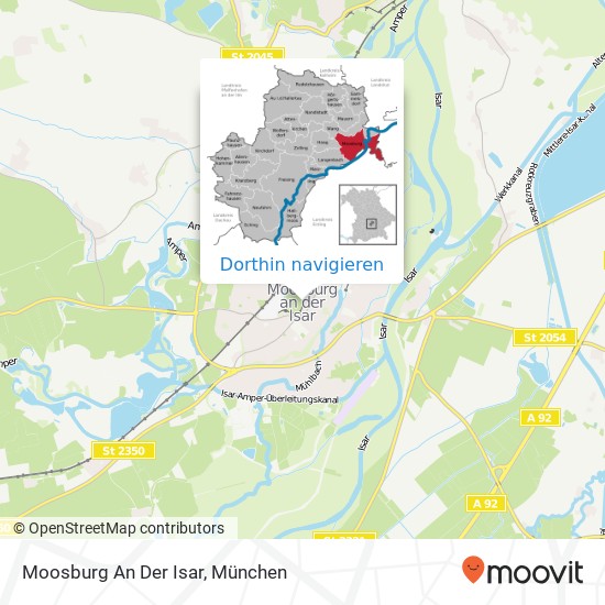 Moosburg An Der Isar Karte