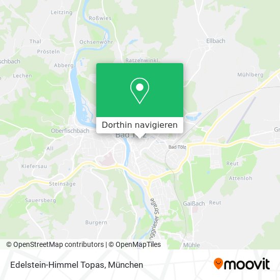 Edelstein-Himmel Topas Karte
