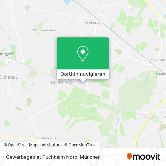 Gewerbegebiet Puchheim Nord Karte