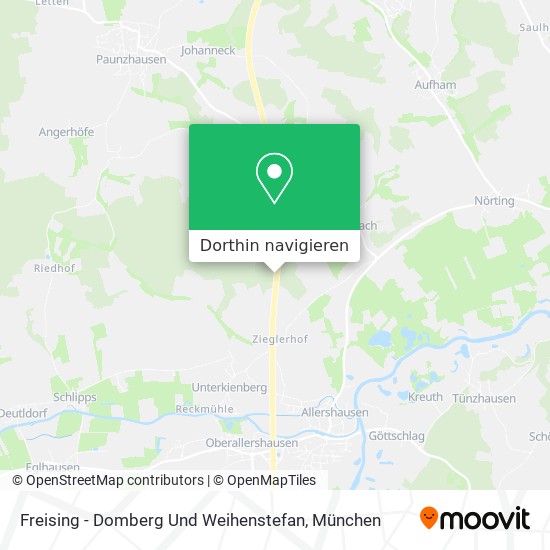 Freising - Domberg Und Weihenstefan Karte