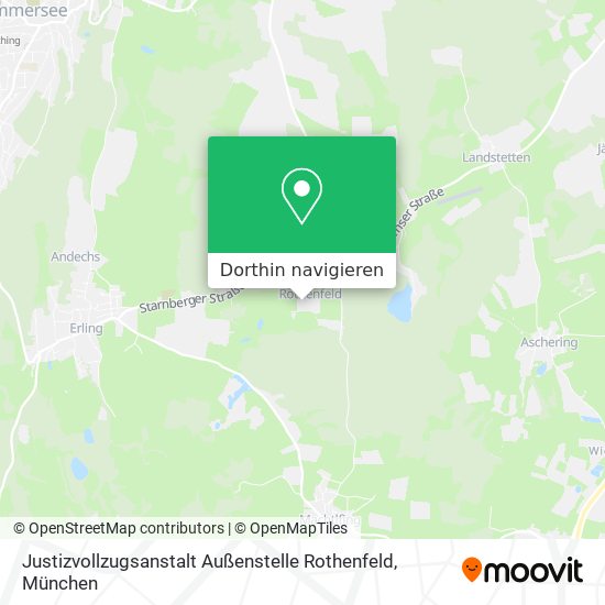 Justizvollzugsanstalt Außenstelle Rothenfeld Karte