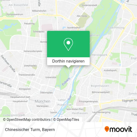 Chinesischer Turm Karte