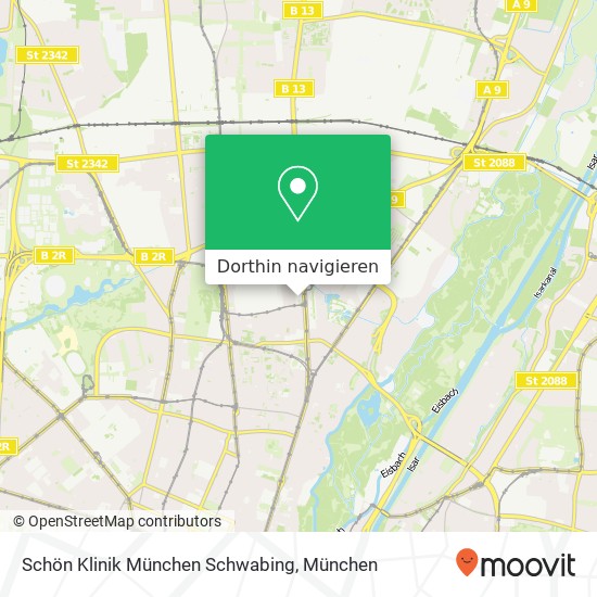 Schön Klinik München Schwabing Karte