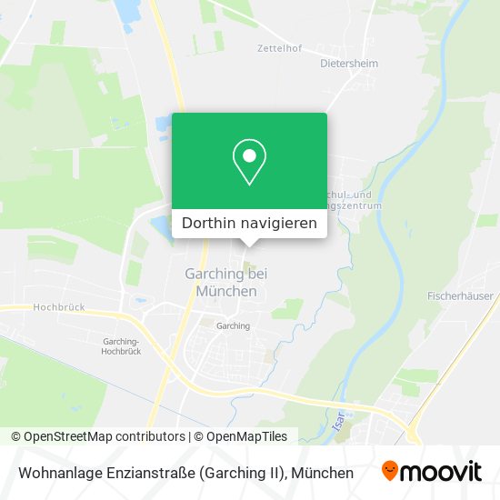 Wohnanlage Enzianstraße (Garching II) Karte