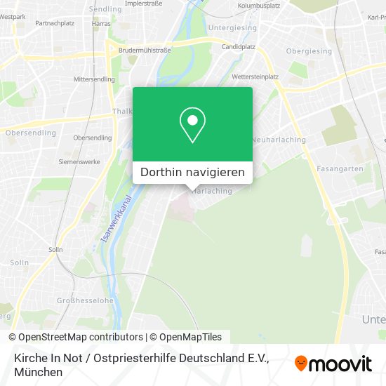 Kirche In Not / Ostpriesterhilfe Deutschland E.V. Karte