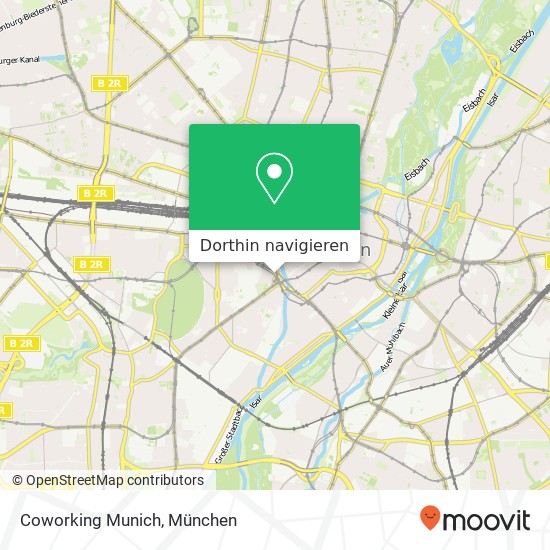 Coworking Munich Karte