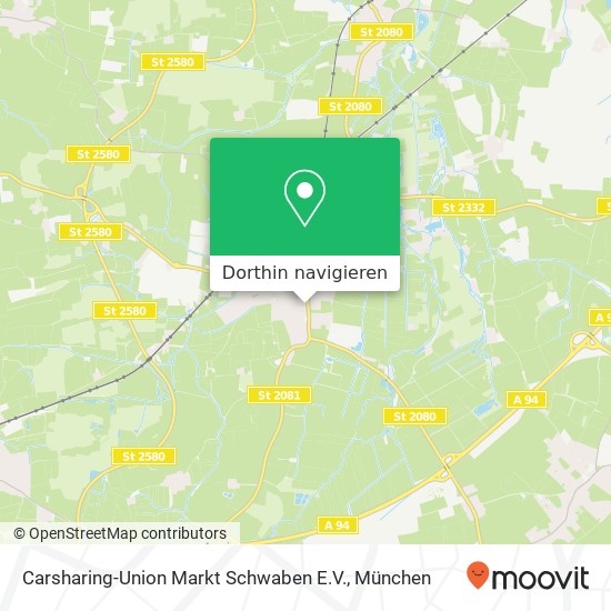 Carsharing-Union Markt Schwaben E.V. Karte