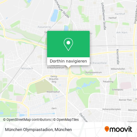 München Olympiastadion Karte