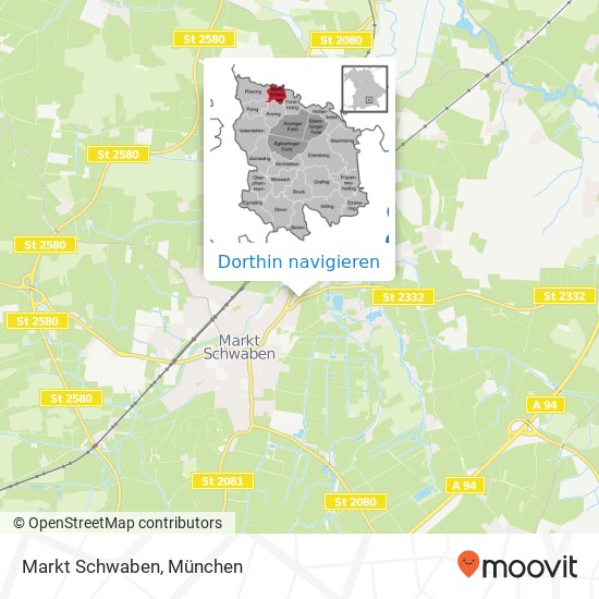 Markt Schwaben Karte