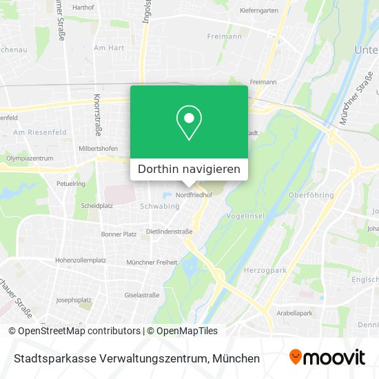Stadtsparkasse Verwaltungszentrum Karte