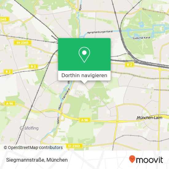Siegmannstraße Karte