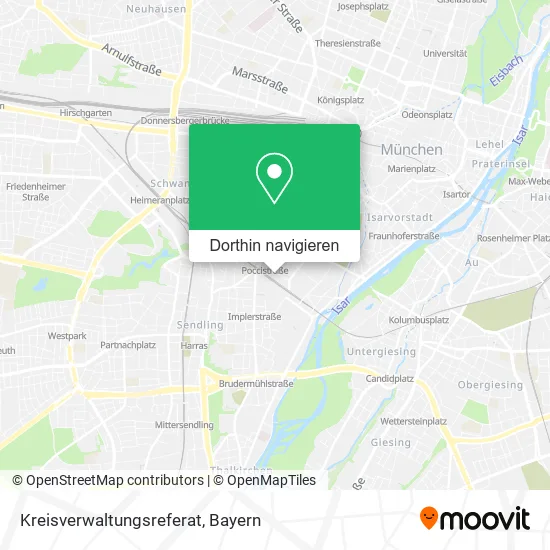 Kreisverwaltungsreferat Karte