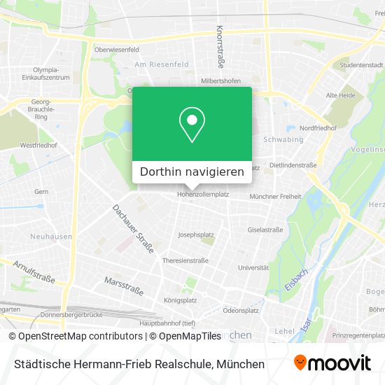 Städtische Hermann-Frieb Realschule Karte