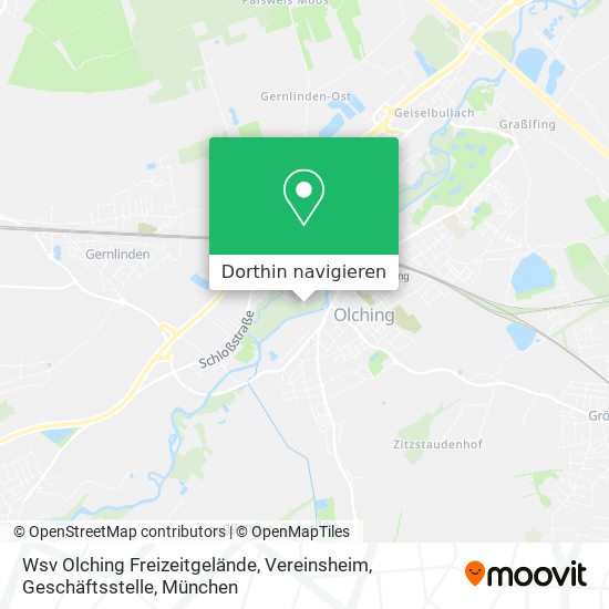 Wsv Olching Freizeitgelände, Vereinsheim, Geschäftsstelle Karte