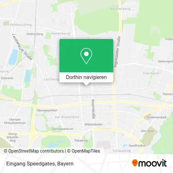 Eingang Speedgates Karte