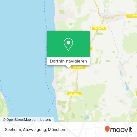 Seeheim, Abzweigung Karte