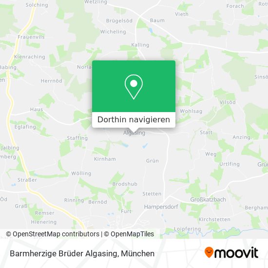 Barmherzige Brüder Algasing Karte