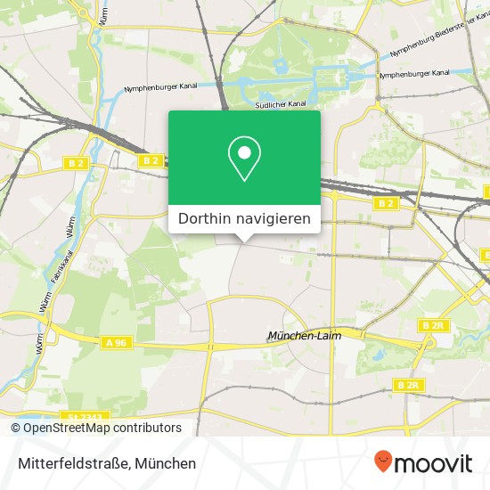 Mitterfeldstraße Karte