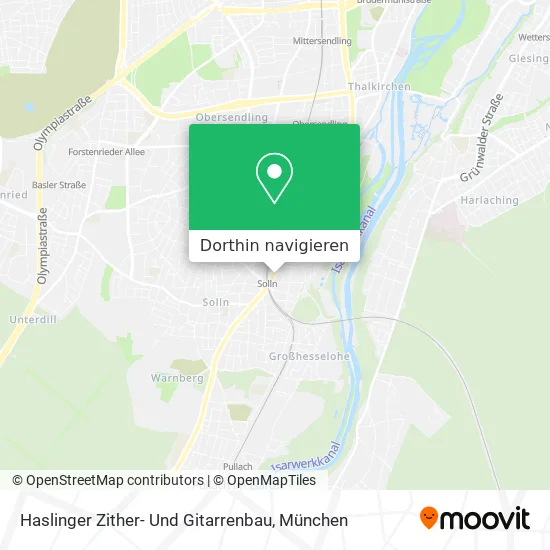 Haslinger Zither- Und Gitarrenbau Karte