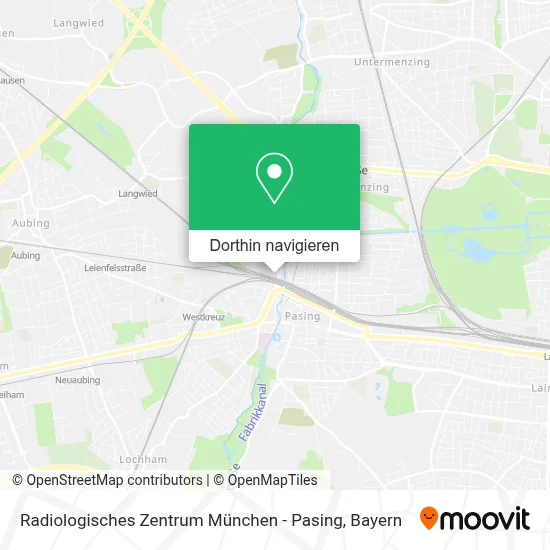 Radiologisches Zentrum München - Pasing Karte