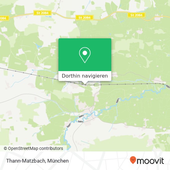 Thann-Matzbach Karte