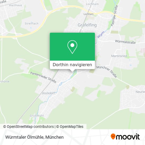 Würmtaler Ölmühle Karte