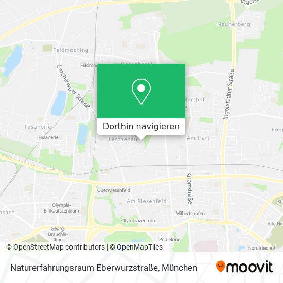 Naturerfahrungsraum Eberwurzstraße Karte