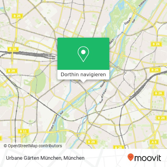 Urbane Gärten München Karte