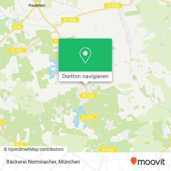 Bäckerei Nominacher Karte