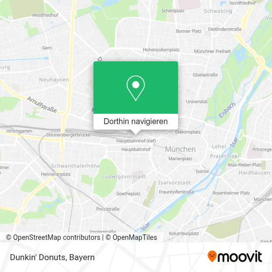 Dunkin' Donuts Karte