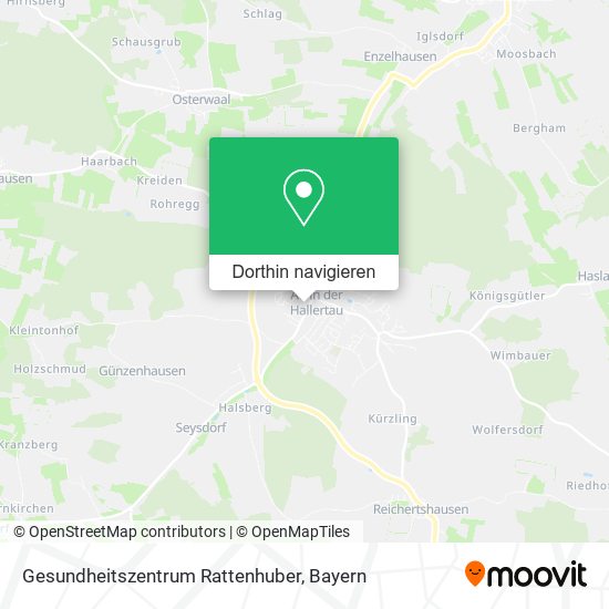 Gesundheitszentrum Rattenhuber Karte