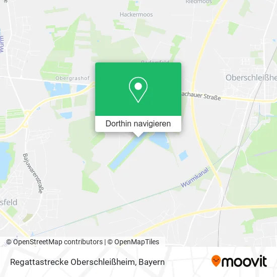 Regattastrecke Oberschleißheim Karte