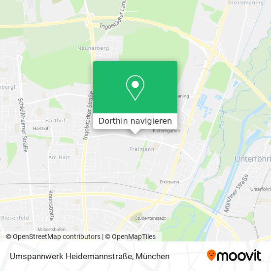 Umspannwerk Heidemannstraße Karte