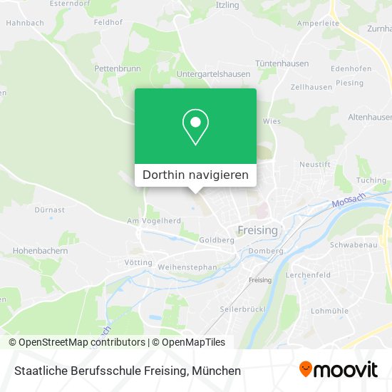 Staatliche Berufsschule Freising Karte