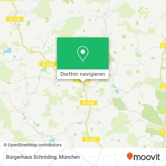 Bürgerhaus Schröding Karte