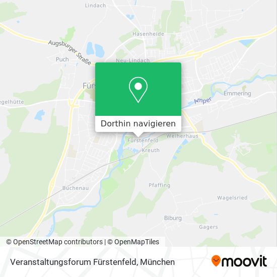 Veranstaltungsforum Fürstenfeld Karte