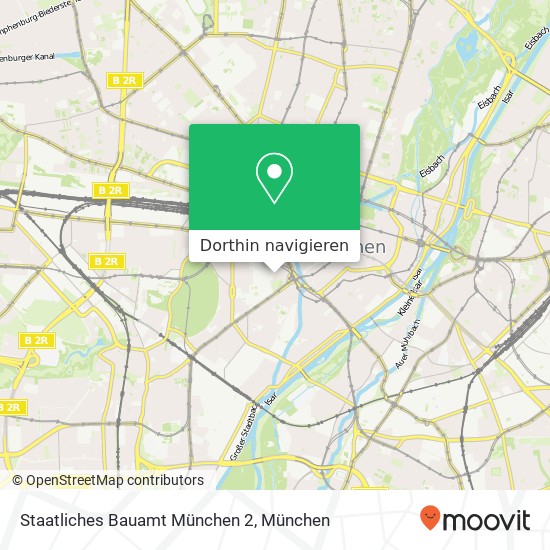 Staatliches Bauamt München 2 Karte