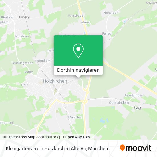 Kleingartenverein Holzkirchen Alte Au Karte