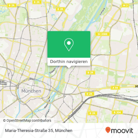Maria-Theresia-Straße 35 Karte