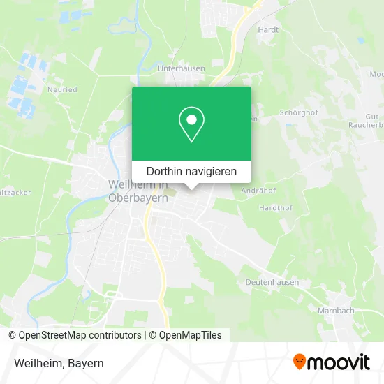 Weilheim Karte