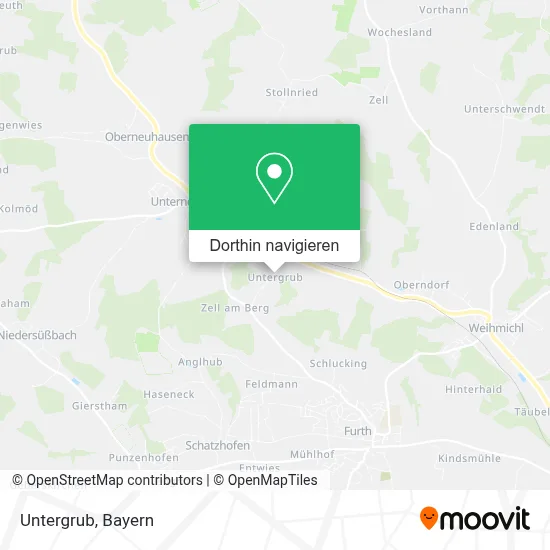 Untergrub Karte