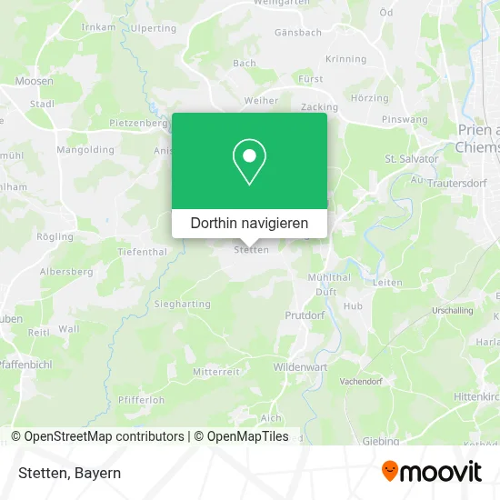 Stetten Karte