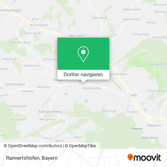 Rannertshofen Karte