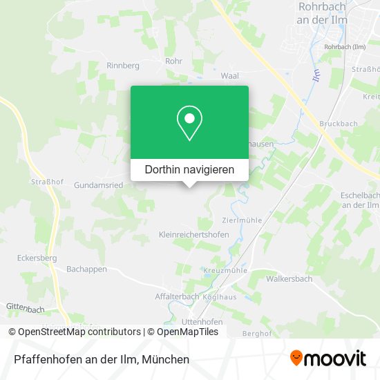 Pfaffenhofen an der Ilm Karte