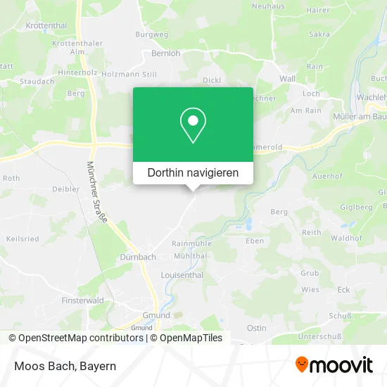 Moos Bach Karte